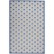 Homeroots 5 x 8 ft. Blue & Gray Indoor & Outdoor Area Rug 385151 - alternate 1